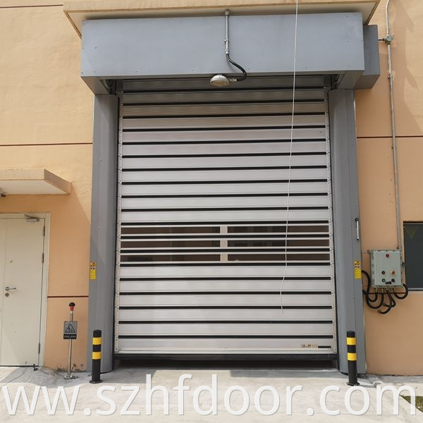 Rigid alloy quick door